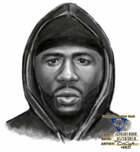 Sketch of Garfield Robbery Suspect